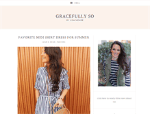 Tablet Screenshot of gracefullyso.com